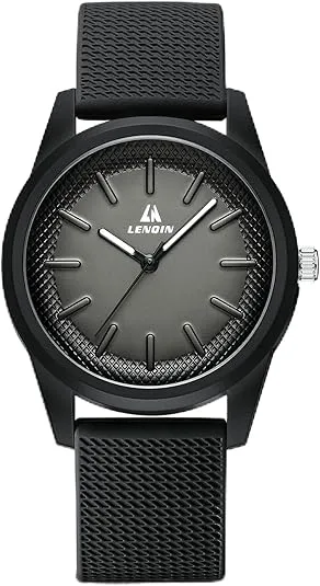 LN LENQIN Mens Watches Waterproof Stainless Steel Watch for Men Analog Quartz Fashion Business Designer Wristwatch