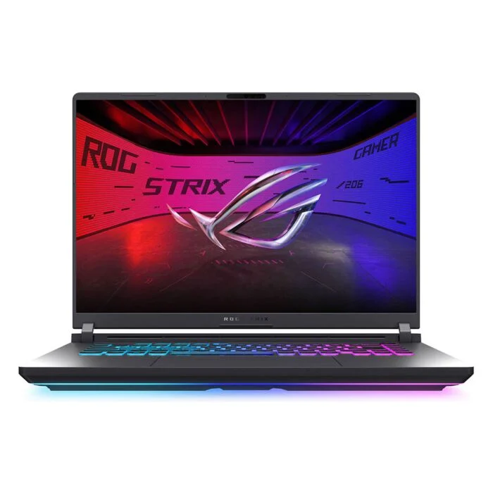 Asus ROG Strix G16 G614FM-WS94 Gaming Laptop - AMD Ryzen 9 9955HX Processor 16-GB 1-TB SSD 8-GB NVIDIA GeForce RTX 5060 GDDR7 16" WUXGA 1200P IPS AG Display Dolby Atmos Audio RGB Backlit KB (Eclipse G