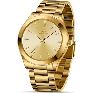LN LENQIN Mens Watches Waterproof Stainless Steel Watch for Men Analog Quartz Fashion Business Designer Wristwatch